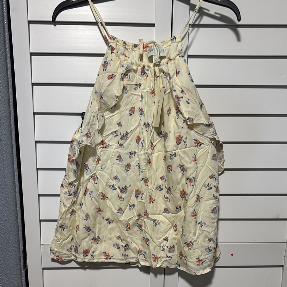 Elegant Floral Cream Blouse